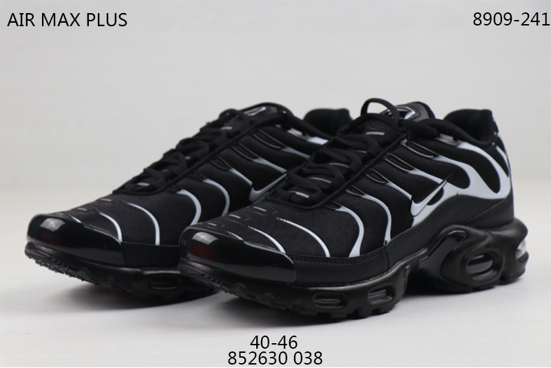 2020 Nike Air Max TN Plus Black Silver Shoes